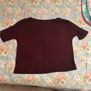 Ann Taylor Factory Button-Detail Top - size xl